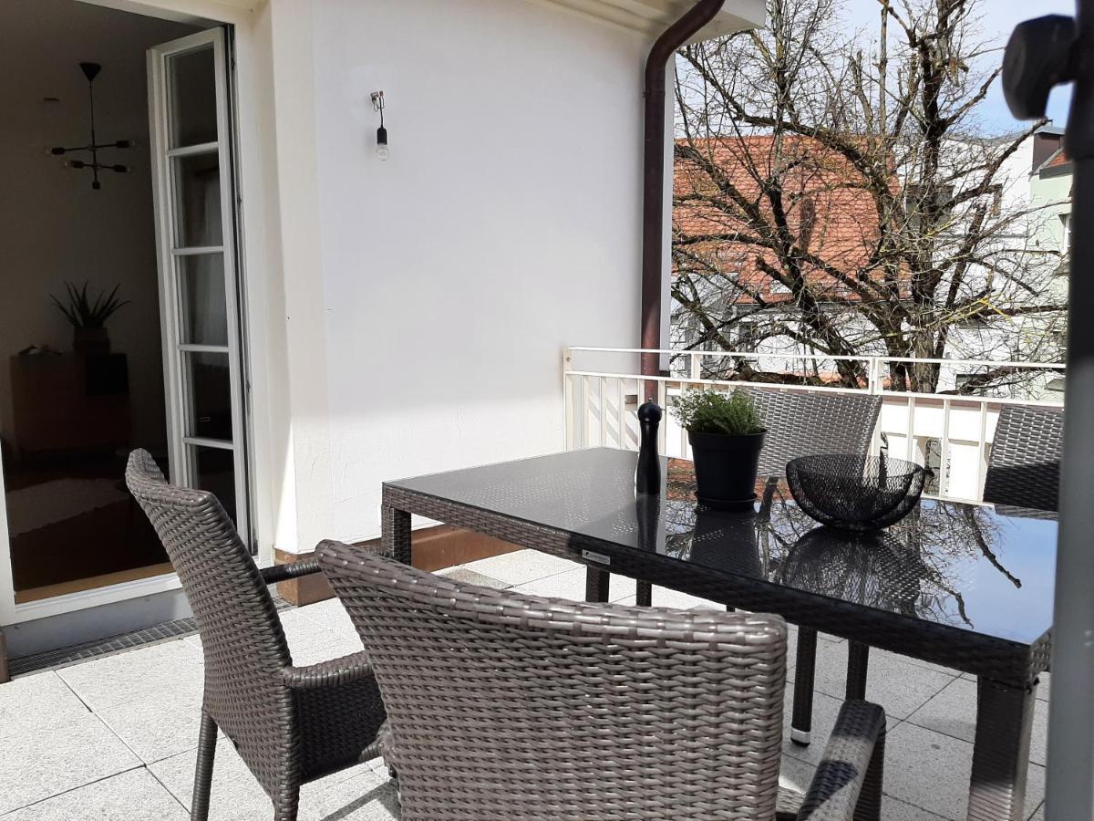 Apartment 4-6 Personen I 80Qm I Altstadt I Dachterasse I Parkplatz Straubing Exterior photo